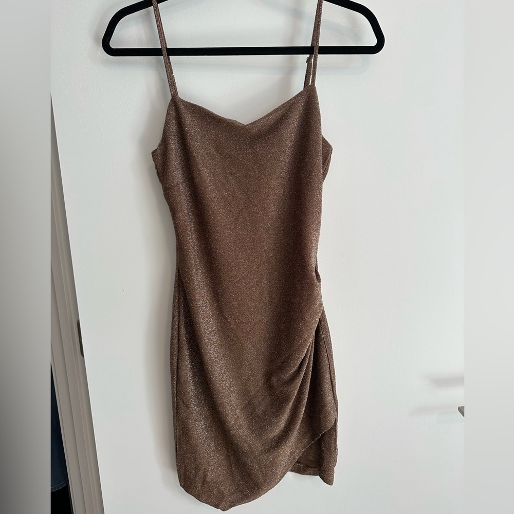 NWT Forever 21 Glitter Knit Cami Mini Dress Small